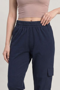 Zivame Knit Cotton Loungewear Bottom - Naval Academy — thumbnail 6